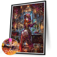 Load image into Gallery viewer, Diamond Painting - Full Round - Cartoon witch magic (55*70CM)
