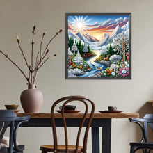 Load image into Gallery viewer, Diamond Painting - Full Round - Colorful house (40*40CM)
