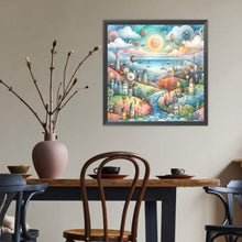 Load image into Gallery viewer, Diamond Painting - Full Round - Colorful house (40*40CM)
