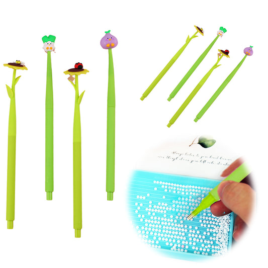 3/4Pcs Diamond Painting Pen 5D Diamond Painting Tools 22cm Cartoon for Beginners
