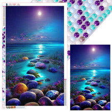 Load image into Gallery viewer, Diamond Painting - Full Round - Night fluorescent sea (55*90CM)
