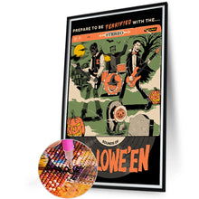 Load image into Gallery viewer, Diamond Painting - Full Round - Halloween music record atmosphere (40*60CM)
