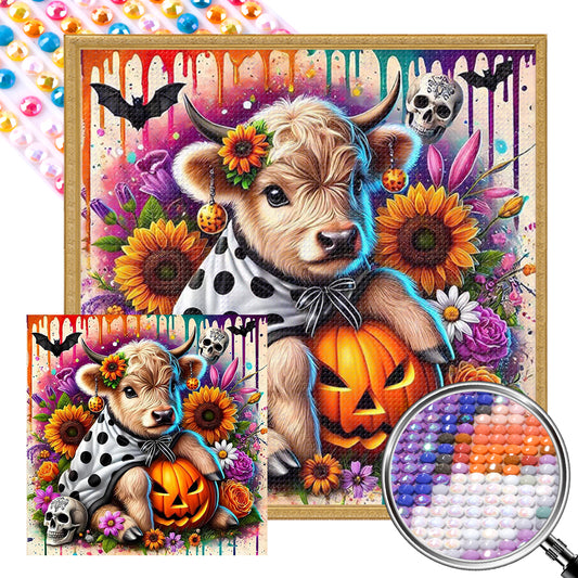 AB Diamond Painting - Full Round - Halloween yak (40*40CM)