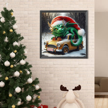 Load image into Gallery viewer, Diamond Painting - Full Round - Christmas dinosaur (40*40CM)
