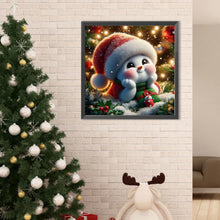 Load image into Gallery viewer, Diamond Painting - Full Round - Christmas snowman (40*40CM)
