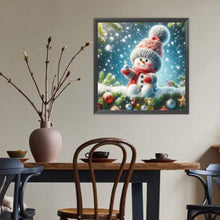 Load image into Gallery viewer, Diamond Painting - Full Round - Christmas snowman (40*40CM)
