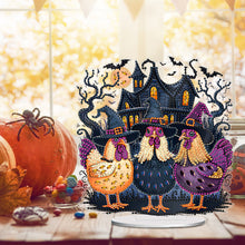 Load image into Gallery viewer, Acrylic Halloween Theme Diamond Painting Tabletop Ornaments Kit (Chicken)
