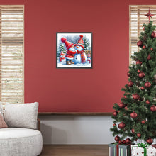 Load image into Gallery viewer, Diamond Painting - Full Round - Santa Claus and snowman (40*40CM)
