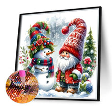 Load image into Gallery viewer, Diamond Painting - Full Round - Gnome and snowman (40*40CM)
