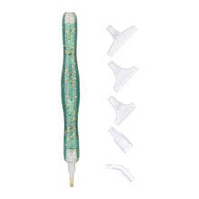 Load image into Gallery viewer, Sequins Diamond Painting Pen with Clay with 6 Tips Glitter Diamond Art Pen
