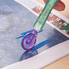 Load image into Gallery viewer, Sequins Diamond Painting Pen with Clay with 6 Tips Glitter Diamond Art Pen

