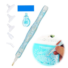 Load image into Gallery viewer, Sequins Diamond Painting Pen with Clay &amp; 6 Tips Glitter Diamond Art Pen
