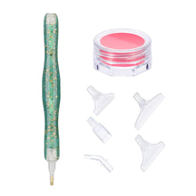 Load image into Gallery viewer, Sequins Diamond Painting Pen with Clay Jar &amp; 5 Tips Glitter Diamond Art Pen

