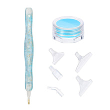 Load image into Gallery viewer, Sequins Diamond Painting Pen with Clay Jar &amp; 5 Tips Glitter Diamond Art Pen
