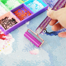 Load image into Gallery viewer, Sequins Diamond Painting Pen with Roller &amp; 5 Tips Glitter Diamond Art Pen

