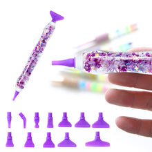 Load image into Gallery viewer, Sequins Diamond Painting Pen with 12 Tips Diamond Art Drill Pen for Art Crafts
