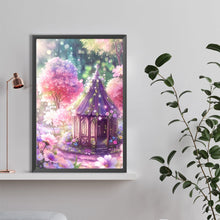 Load image into Gallery viewer, Diamond Painting - Full Round - Dream pink tree house (40*60CM)
