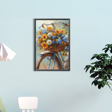 Load image into Gallery viewer, Diamond Painting - Full Round - Bouquet bicycle (40*60CM)
