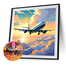 Load image into Gallery viewer, Diamond Painting - Full Square - Transportation airplane on the cloud (40*40CM)
