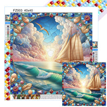 Load image into Gallery viewer, Diamond Painting - Full Square - Transportation ship on the sea (40*40CM)
