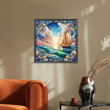 Load image into Gallery viewer, Diamond Painting - Full Square - Transportation ship on the sea (40*40CM)
