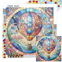 Load image into Gallery viewer, Diamond Painting - Full Square - Transportation pink hot air balloon (40*40CM)
