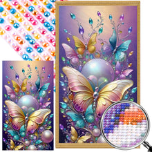 Load image into Gallery viewer, AB Diamond Painting - Full Round - Jewelry butterfly (40*70CM)
