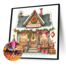 Load image into Gallery viewer, Diamond Painting - Full Round - Christmas cozy cottage (40*40CM)
