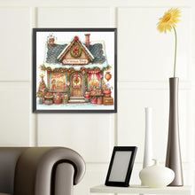 Load image into Gallery viewer, Diamond Painting - Full Round - Christmas cozy cottage (40*40CM)
