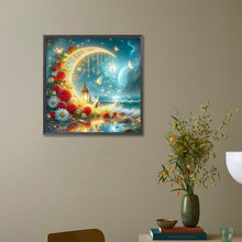 Load image into Gallery viewer, AB Diamond Painting - Full Round - Under the Moon at the Seaside (40*40CM)
