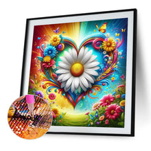 Load image into Gallery viewer, AB Diamond Painting - Full Round - Colorful Love Flowers (40*40CM)
