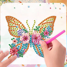 Load image into Gallery viewer, 6Pcs Flower Butterfly Diamond Painting Art Fridge Magnet for Fridge Whiteboards
