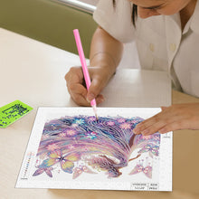 Load image into Gallery viewer, Diamond Painting - Partial Special Shaped - Beautiful skirt girl (30*30CM)

