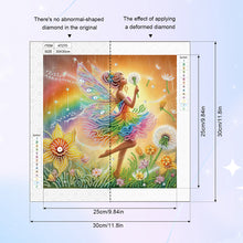 Load image into Gallery viewer, Diamond Painting - Partial Special Shaped - Beautiful skirt girl (30*30CM)
