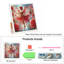 Load image into Gallery viewer, Diamond Painting - Partial Special Shaped - Beautiful skirt girl (30*30CM)
