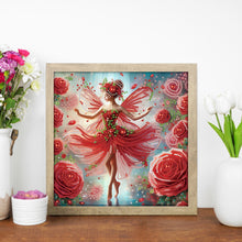 Load image into Gallery viewer, Diamond Painting - Partial Special Shaped - Beautiful skirt girl (30*30CM)

