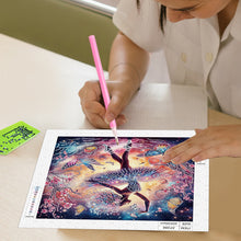 Load image into Gallery viewer, Diamond Painting - Partial Special Shaped - Beautiful skirt girl (30*30CM)
