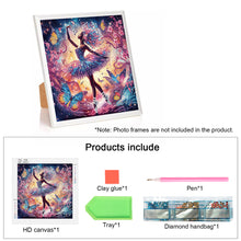 Load image into Gallery viewer, Diamond Painting - Partial Special Shaped - Beautiful skirt girl (30*30CM)
