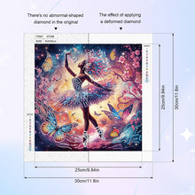 Load image into Gallery viewer, Diamond Painting - Partial Special Shaped - Beautiful skirt girl (30*30CM)
