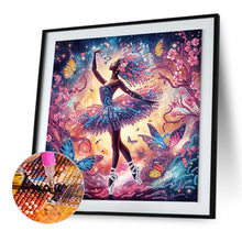 Load image into Gallery viewer, Diamond Painting - Partial Special Shaped - Beautiful skirt girl (30*30CM)
