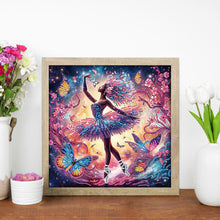 Load image into Gallery viewer, Diamond Painting - Partial Special Shaped - Beautiful skirt girl (30*30CM)
