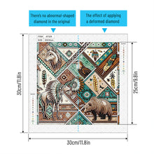 Load image into Gallery viewer, Diamond Painting - Partial Special Shaped - indian tribal decoration (30*30CM)
