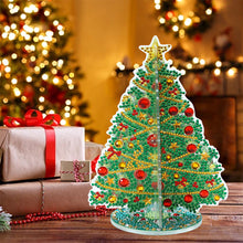 Load image into Gallery viewer, Special Shaped Christmas Tree Diamond Painting Tabletop Ornaments Kit (A)
