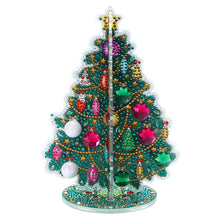 Load image into Gallery viewer, Special Shaped Christmas Tree Diamond Painting Tabletop Ornaments Kit (B)
