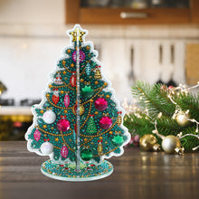 Load image into Gallery viewer, Special Shaped Christmas Tree Diamond Painting Tabletop Ornaments Kit (B)
