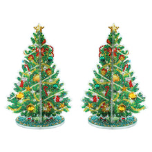 Load image into Gallery viewer, Special Shaped Christmas Tree Diamond Painting Tabletop Ornaments Kit (C)
