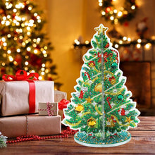 Load image into Gallery viewer, Special Shaped Christmas Tree Diamond Painting Tabletop Ornaments Kit (C)
