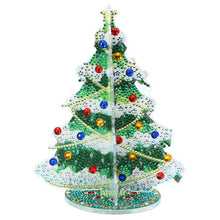 Load image into Gallery viewer, Special Shaped Christmas Tree Diamond Painting Tabletop Ornaments Kit (E)
