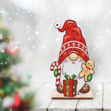 Load image into Gallery viewer, Wooden Special Shaped Cute Gnome 5D DIY Diamond Art Tabletop Decor Bedroom Decor
