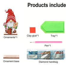 Load image into Gallery viewer, Wooden Special Shaped Cute Gnome 5D DIY Diamond Art Tabletop Decor Bedroom Decor
